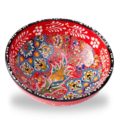 Kütahya El İşçiliği Çini & Seramik çerez kâsesi 15 cm.