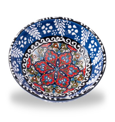 Kütahya El İşçiliği Çini & Seramik çerez kâsesi 15 cm.