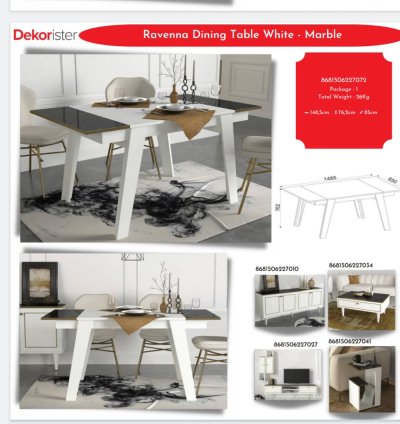 Ravenna Yemek Masası