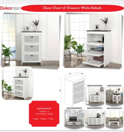 Done Çekmeceli Şifonyer