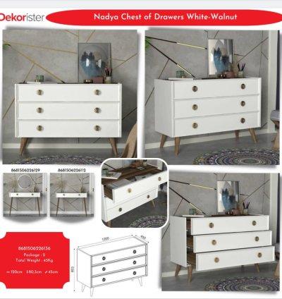 Nadya Çekmeceli Şifonyer