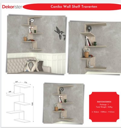 رف كانيكو الجدارية