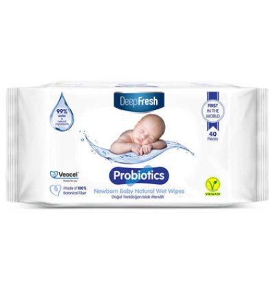 Deep Fresh Probiotic Natural Newborn Wet Wipe 40 Sheets