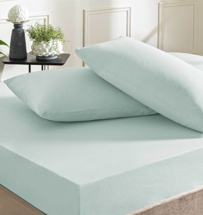 Taç Color Dreams Ranforce Çift Kişilik Çarşaf Seti - Mavi