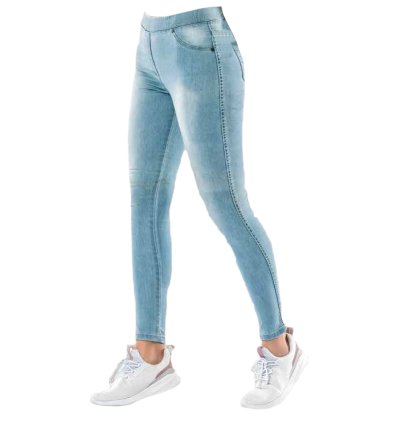 Dynamic Power Lycra Denim Leggings - Style and Comfort Combined
