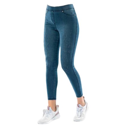 Dynamic Power Lycra Denim Leggings - Style and Comfort Combined