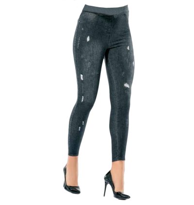 Dynamic Power Lycra Denim Leggings - Style and Comfort Combined