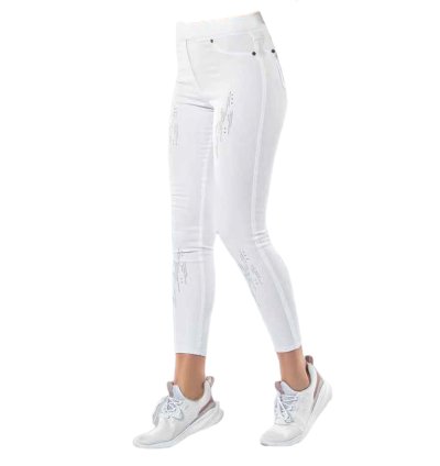 Dynamic Power Lycra Denim Leggings - Style and Comfort Combined
