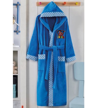 Colorful and Fun Designed Kids Bathrobe