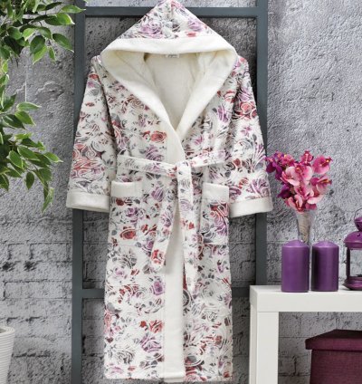Colorful and Fun Designed Kids Bathrobe