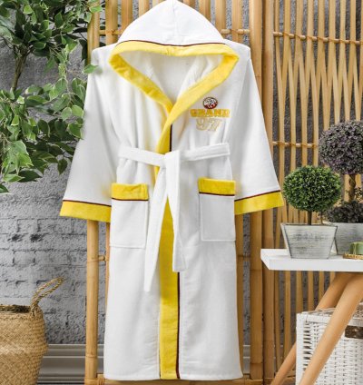 Colorful and Fun Designed Kids Bathrobe