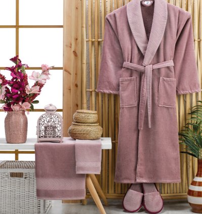 Kadife Bornoz Setleri