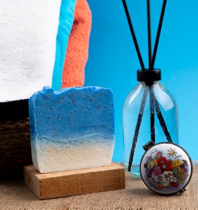 Blue Anemone (Blue-White) Soap