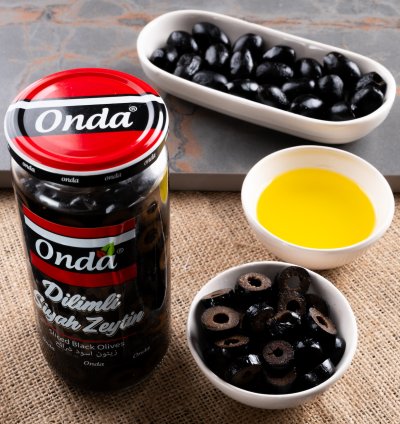 Onda Sliced Black Olives
