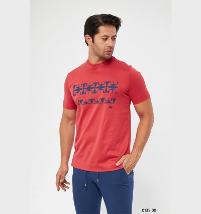 UTES Printed Orange Men’s T-Shirt – 013500