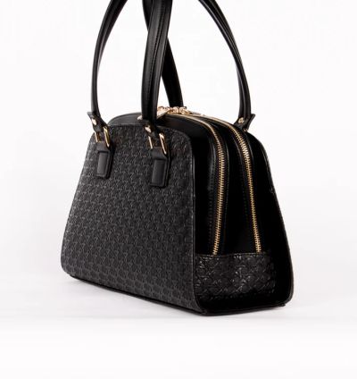 T4902 Evan Tuğba Kadın Kol Çantası Hasır Siyah