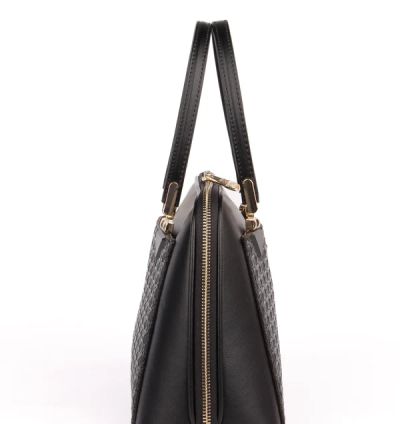 T4409-2 Becca Tuğba Kadın Kol Çantası Hasır Siyah