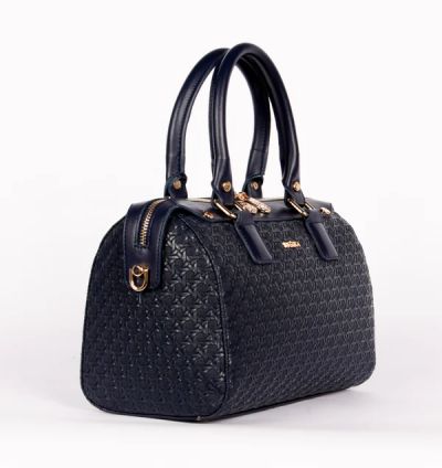 T4910 Verity Tuğba Kadın El Çantası Hasır Lacivert